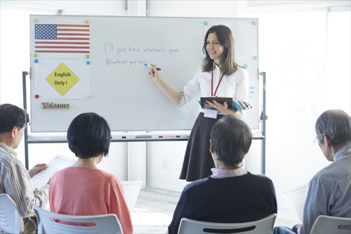 英会話スクールの授業風景